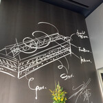 ル ミュゼ ドゥ アッシュ - 店内壁面