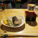 うどん屋 椀白 - おにぎり ＆ 冷酒（白鷹 宮水の郷 特別純米）