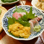 Ｍｏｎ - 2021/7/22  お刺身の盛り合わせ