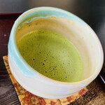 亀屋延永 - 抹茶。温かい。