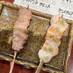 焼鳥どろまみれ - せせり&ささみ わさび