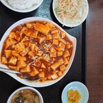 台湾料理　六順園 - ランチの麻婆豆腐セット