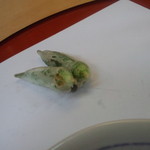 天ぷら 京星 - オクラ