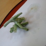 天ぷら 京星 - 莢隠元