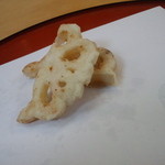 天ぷら 京星 - 蓮根