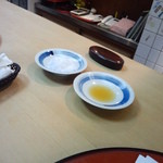 天ぷら 京星 - 薩摩芋用、ブランデーと砂糖