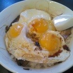 Ryouzampaku - 焼き豚卵飯大盛りはたまごが３つのスペシャル