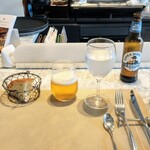 La Brianza - ノンアル期間なので、モレッティゼロをお供に楽しみます。モレッティゼロも好きです。アルコール提供自粛の協力依頼が出てなかったらきっとご縁がなかったかもしれないので、今を前向きに楽しみたいです。(^^)/