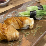 Sushi Masa - 穴子と芽ネギ