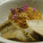 道人 - 赤雲丹と鮑と茄子のタルタル