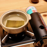 玄水 - 鍋をセット