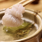 玄水 - 鱧の冷しゃぶ