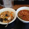 唐揚げの大善 - 料理写真:ラーメンセット　858円（税別780円）
味噌台湾ラーメン＆中華飯
大陸系あるあるのラーメンセット（笑）