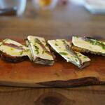 PIZZERIA MIA - Crostini with Anchovy Butter