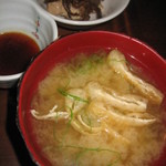 味噌汁＆小鉢