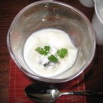 デザートの杏仁豆腐