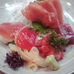 酒処ひよし - インド鮪盛り合わせ１，５００円也