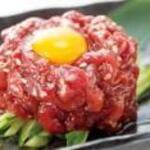 Sakura Yukke by “Osaka Charcoal Yakiniku (Grilled meat) Koraiya”
