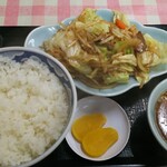 タイガー - レバ野菜炒めライス 800円