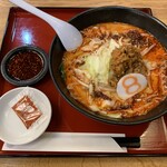 Hachiban Ramen - 野菜麻辣らーめん、869円＋カラ増し44円＋シビ増し44円