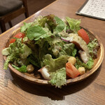 カッチャル バッチャル - タコとひよこ豆のサラダ。