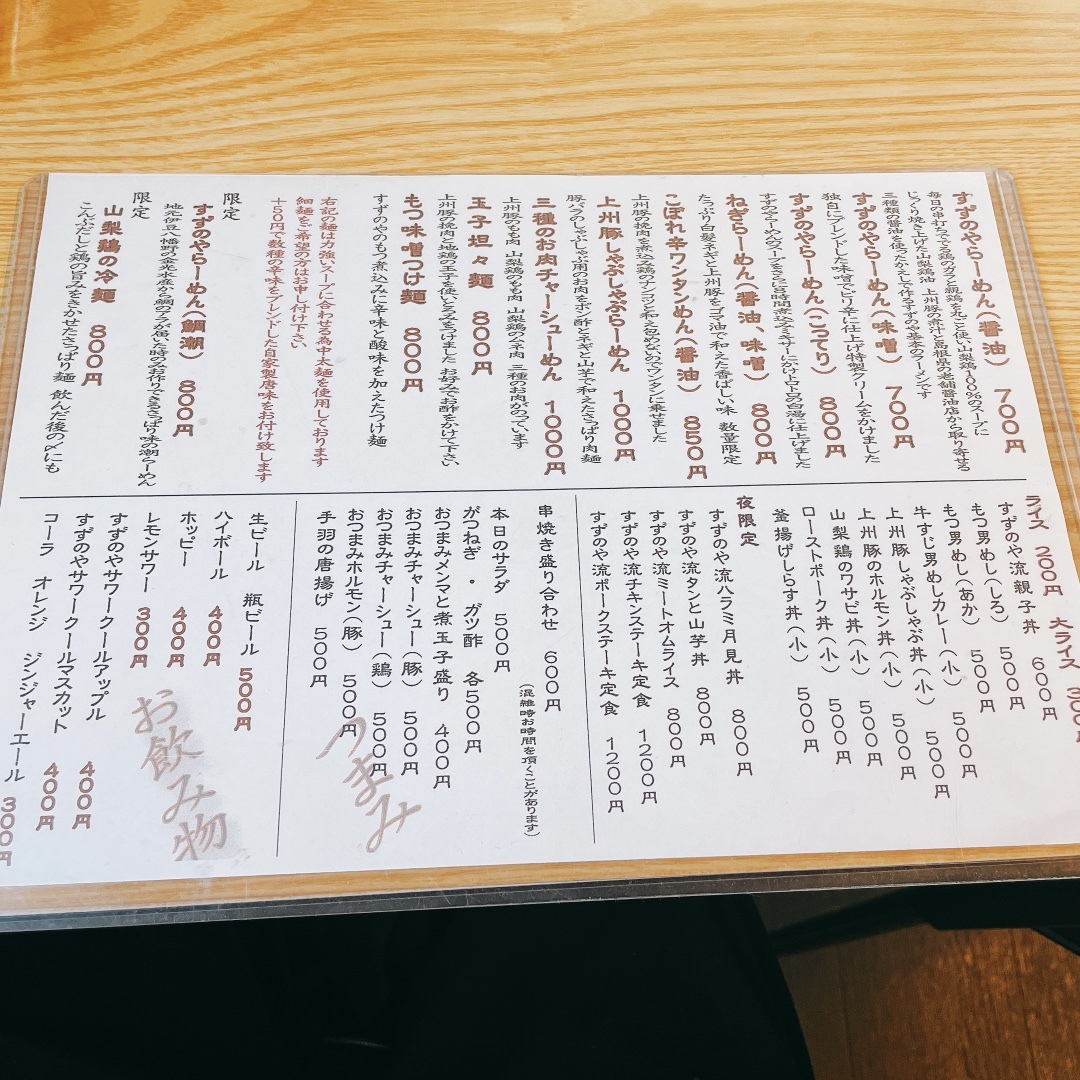 メニュー写真 : すずのや 府中店 - 多磨/居酒屋 | 食べログ