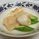 重慶飯店 - ホタテなどの炒め物