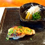 草庵 鍋島 - 対馬ブランドのどぐろ紅瞳、有明鶏の白味噌
      地元野菜の冷やし鉢