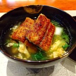 草庵 鍋島 - 天然有明海鰻
      野菜出汁玉子綴じ