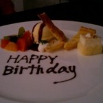 ラ・プラージュ - バースデイデザート  2012.10