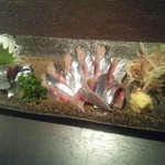 蕎麦ひら井 - さんま刺身　とろける～