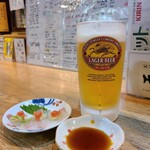 Tempura Ten Hachi - ビールとお通し