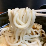 お多福 - 冷し天麩羅うどん