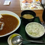 旨唐揚げと居酒メシ ミライザカ - 唐揚げカレーランチ ドリンク付き800円