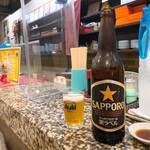 Imaike Nomisuke Hanten - ビール（大瓶） 600円