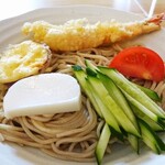福久家 - 冷やし天ぷらそば