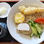 福久家 - 冷やし天ぷらそば