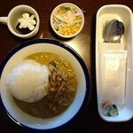 珈琲倶楽部 - グリーンカレーセット