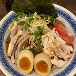 麺恋処 き楽 - 季節のオススメ 冷やしトマト麺（250g） ¥1000