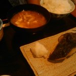 金田 - 魚の塩焼き（銀だら）定食
