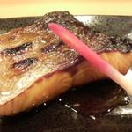 かぐら坂 新富寿司 - 桜鱒の照り焼き