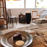 koyamame roastery - コールド・クイーンとガトーショコラ