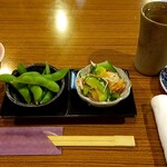 つかさ寿し - お通し＆びあ