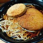 Eki Soba Okutama Soba - おでんそば430円(がんもどき品切れサービス仕様)