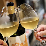 波へい - 営業再開にオーナーと乾杯♪