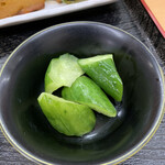 おかだうどん - 香物♪