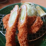 かつ銀 - アスパラフライとロースかつ