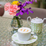 CAFE DIOR by LADUREE - ラテアート
