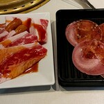 焼肉じゅうじゅうカルビ - バラエティセットのお肉