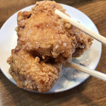 一品香 - 中ではなく特盛のから揚げ(中)